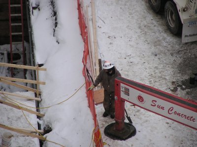 concrete pumper
