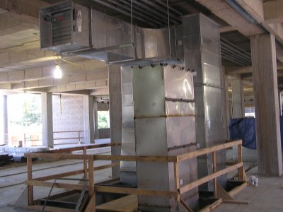 Second floor ducts