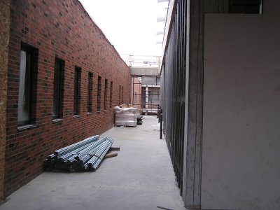 second floor corridor