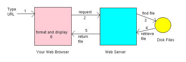 Client-server interaction for the World-Wide Web - 1